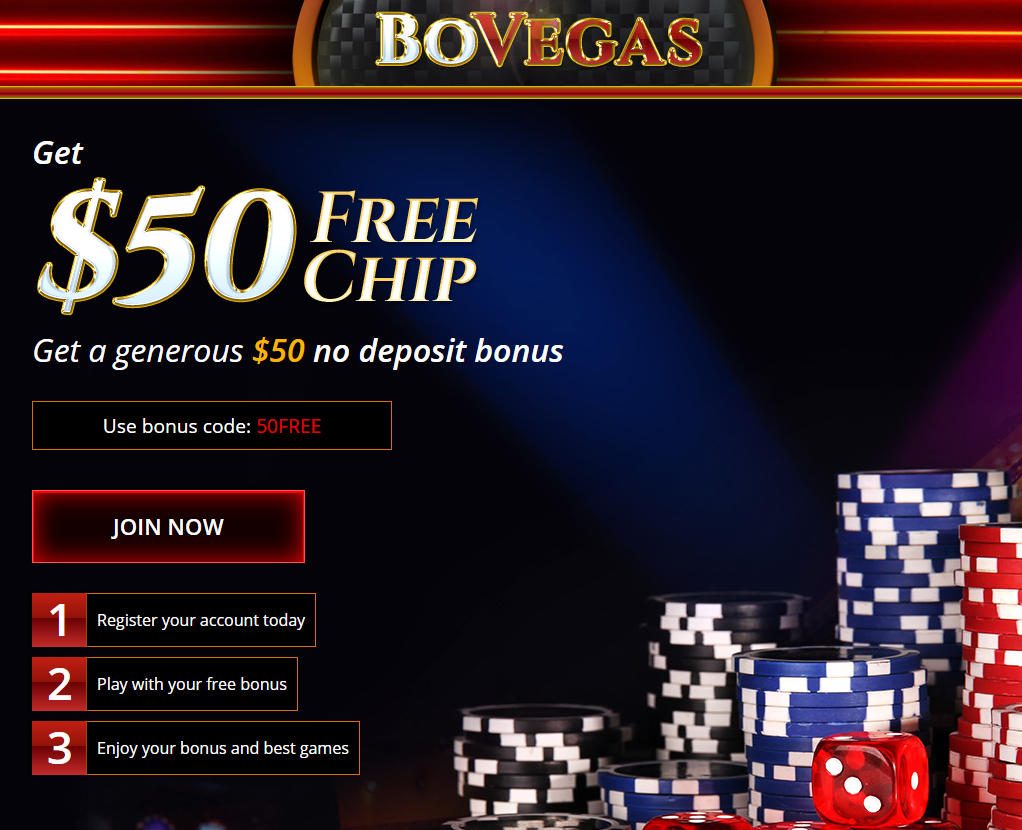 No deposit bonus codes for bovegas online casino online